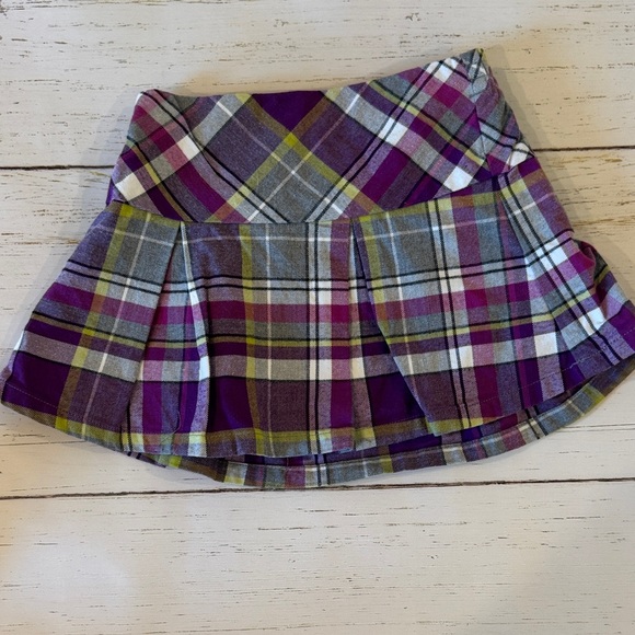 Janie and Jack Plaid Skirt and Cardigan Set - Picture 7 of 9